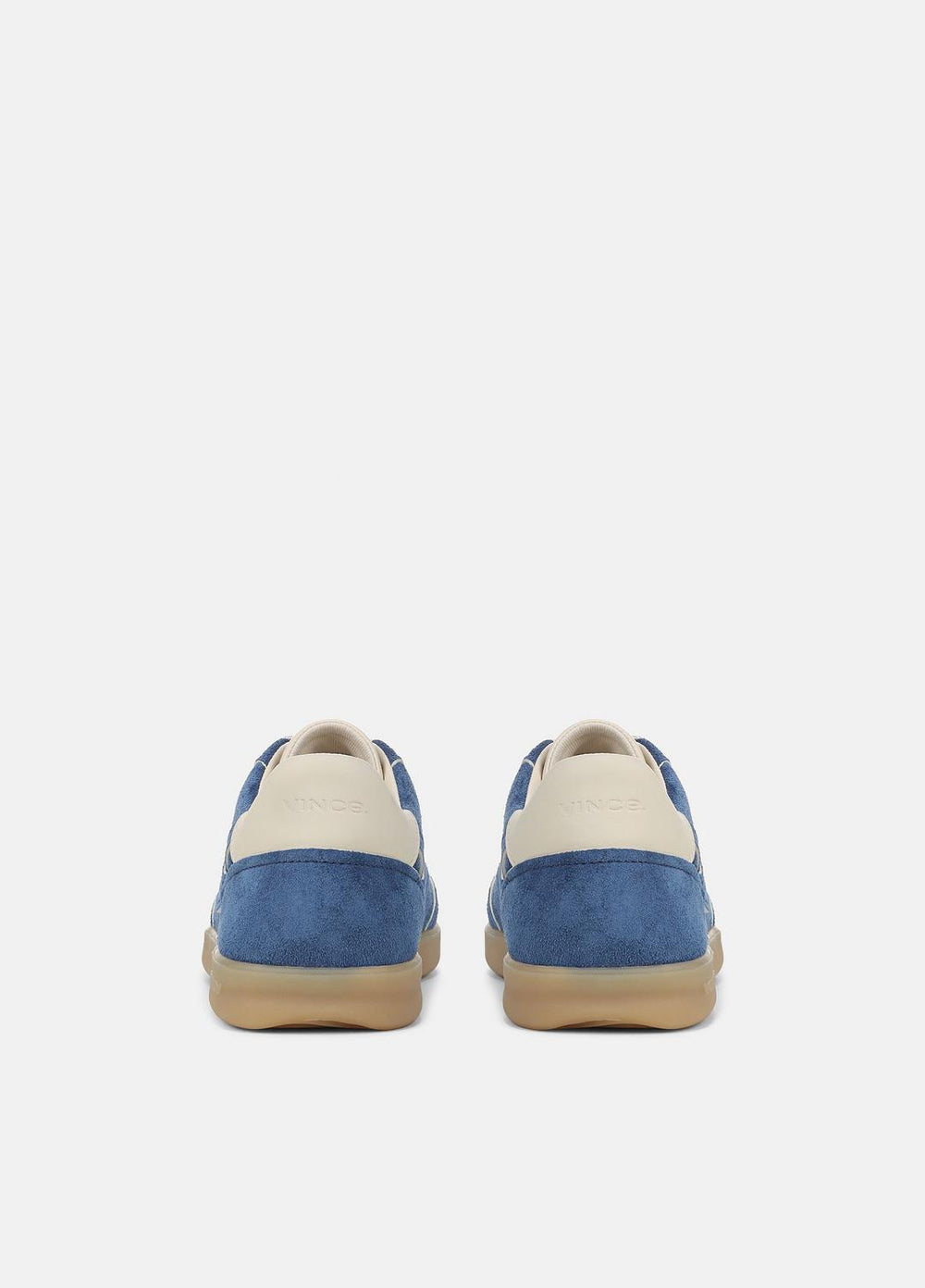 Oasis Contrast-Edge Suede Sneaker in Sneakers - INDIGO/FLAX | VINCE Women