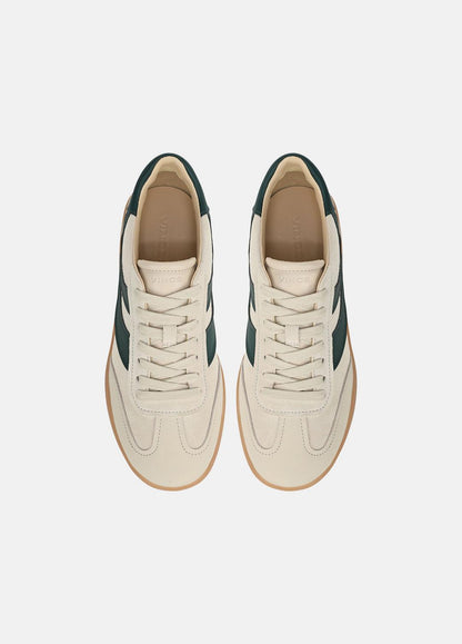 Oasis Suede & Leather Runner Sneaker in Sneakers - MACADEMIA/INDIGO | VINCE Women