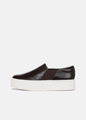 Warren Leather Sneaker in Sneakers - GANACHE | VINCE Women