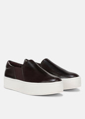 Warren Leather Sneaker in Sneakers - GANACHE | VINCE Women
