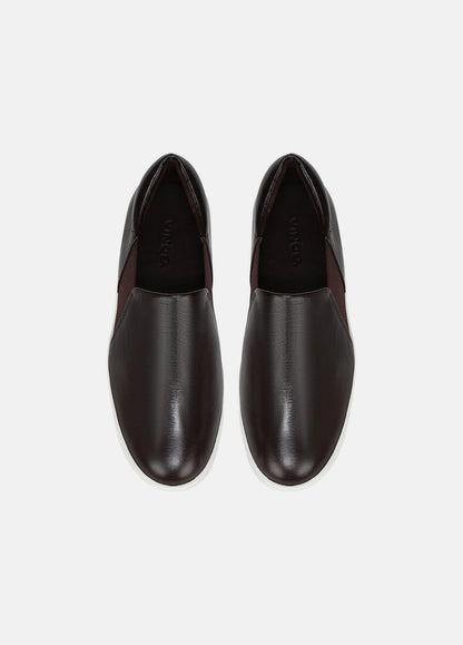 Warren Leather Sneaker in Sneakers - GANACHE | VINCE Women