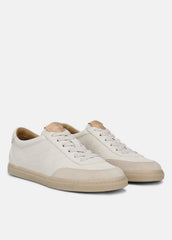 Palm Leather & Suede Sneaker in Sneakers - MILK/MOONLIGHT | VINCE Women