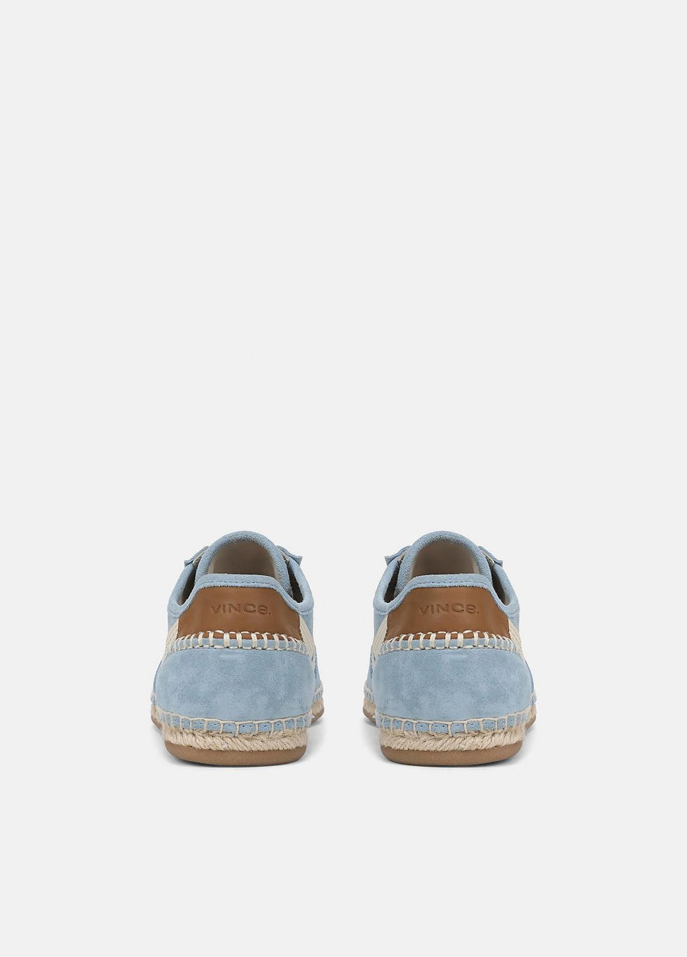 Oasis Suede & Leather Espadrille Sneaker in Sneakers - GLACIAL BLUE/FLAX | VINCE Women