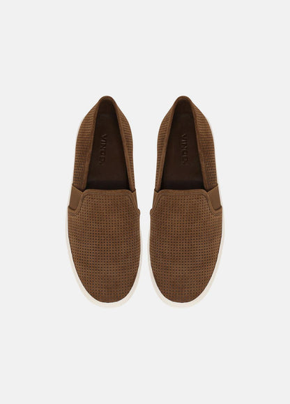 Blair Perforated Suede Sneaker in Sneakers - ELMWOOD | VINCE Women
