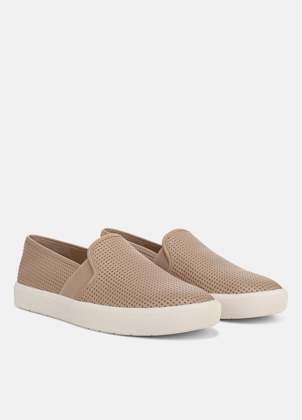 Blair Perforated Leather Sneaker in Sneakers - WARM ALMOND | VINCE Women