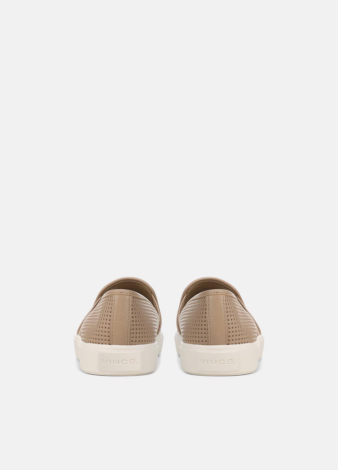 Blair Perforated Leather Sneaker in Sneakers - WARM ALMOND | VINCE Women