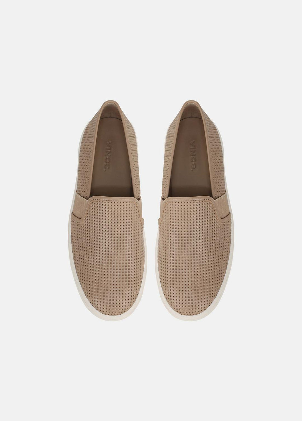 Blair Perforated Leather Sneaker in Sneakers - WARM ALMOND | VINCE Women