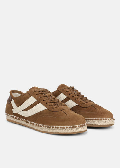 Oasis Suede & Leather Espadrille Sneaker in Sneakers - ELMWOOD | VINCE Women