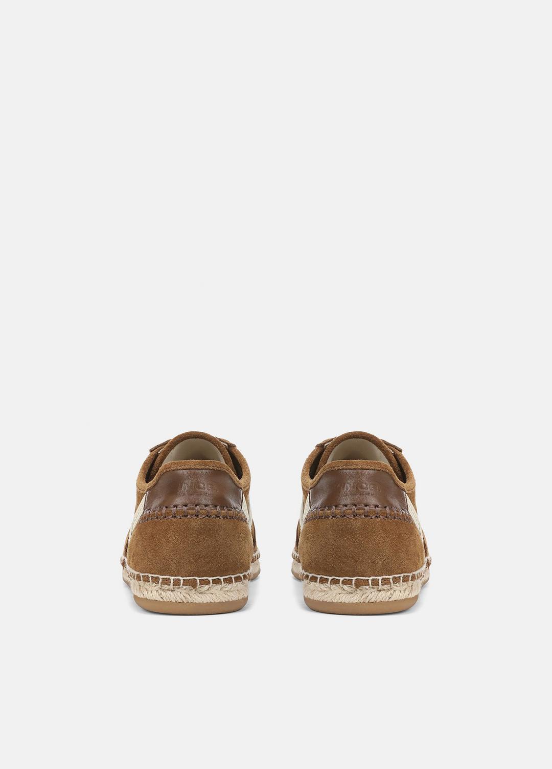 Oasis Suede & Leather Espadrille Sneaker in Sneakers - ELMWOOD | VINCE Women
