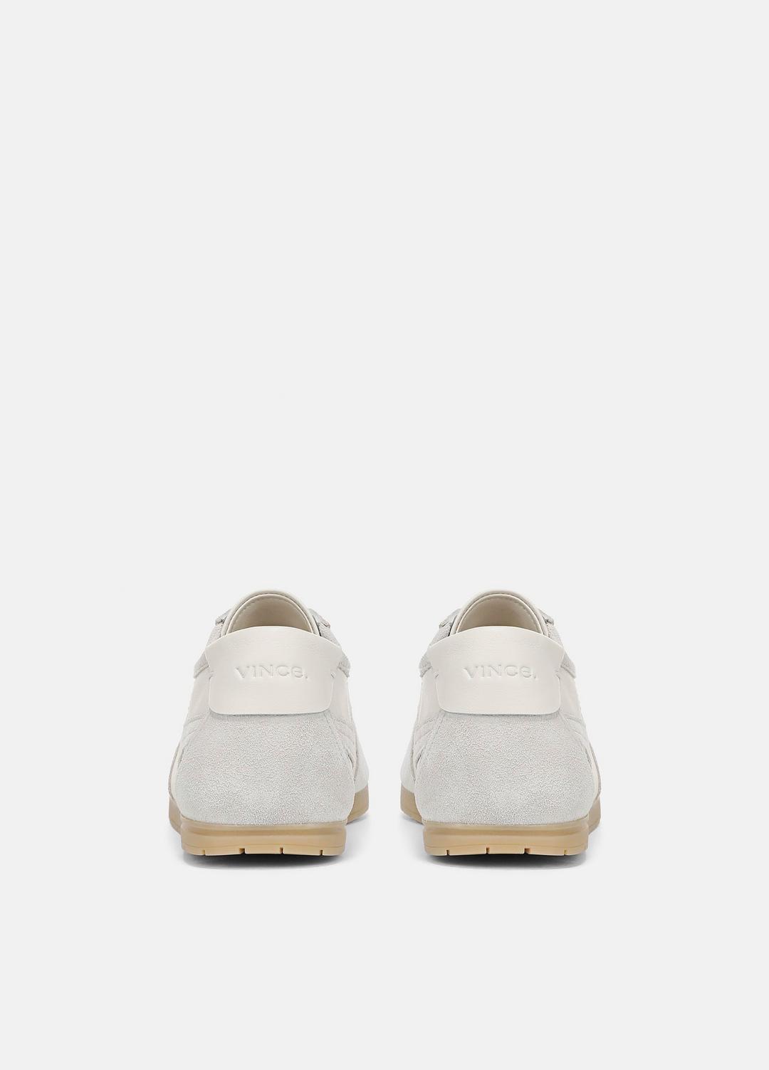 LA Leather & Suede Runner Sneaker in Sneakers - HORCHATA/PEBBLE WHITE | VINCE Women