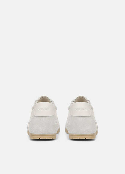 LA Leather & Suede Runner Sneaker in Sneakers - HORCHATA/PEBBLE WHITE | VINCE Women
