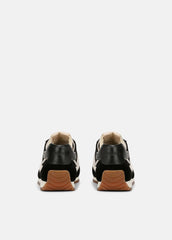 Oasis Suede and Leather Runner Sneaker in Sneakers - BLACK | VINCE Women