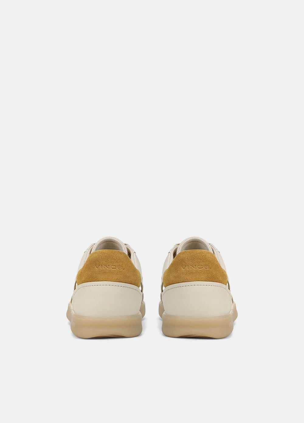 Oasis Contrast-Edge Leather & Suede Sneaker in Sneakers - MOONLIGHT/GOLDEN DESERT | VINCE Women