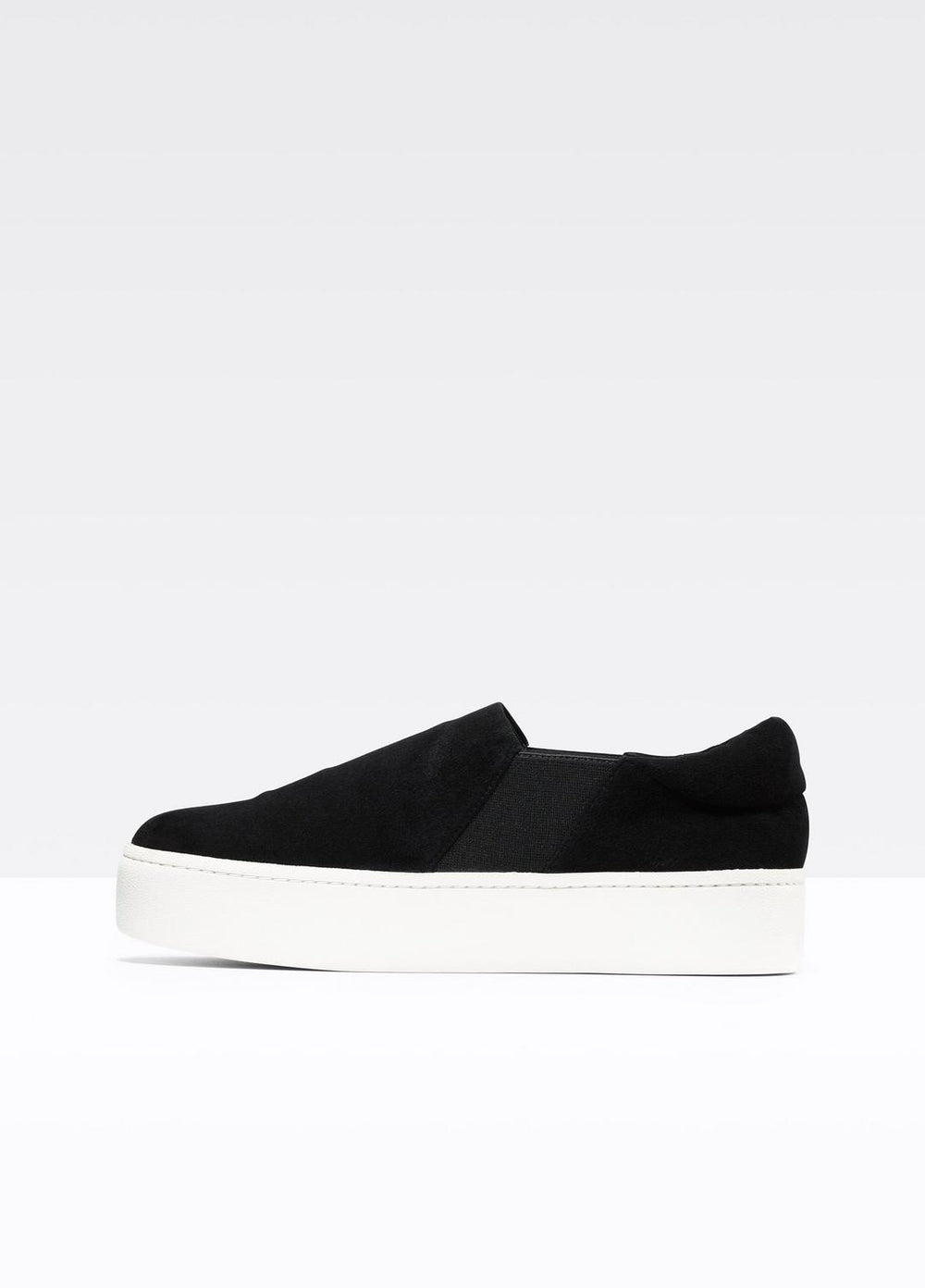 Suede Warren Sneaker in Sneakers - BLACK | VINCE Women