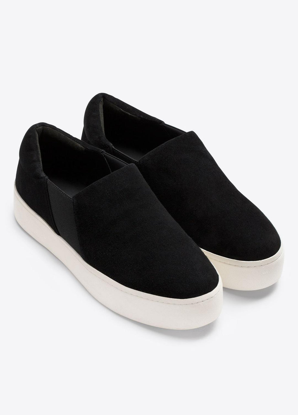 Suede Warren Sneaker in Sneakers - BLACK | VINCE Women