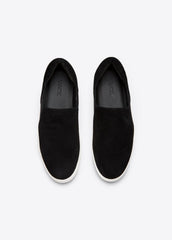 Suede Warren Sneaker in Sneakers - BLACK | VINCE Women