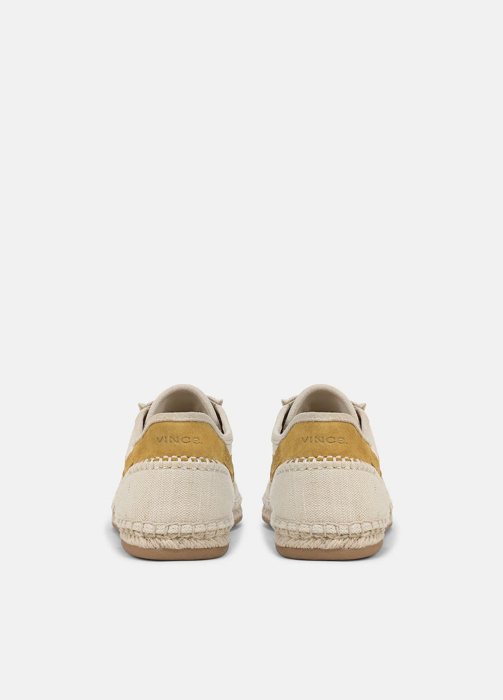 Oasis Linen & Leather Espadrille Sneaker in Sneakers - MOONLIGHT/GOLDEN DESERT | VINCE Women
