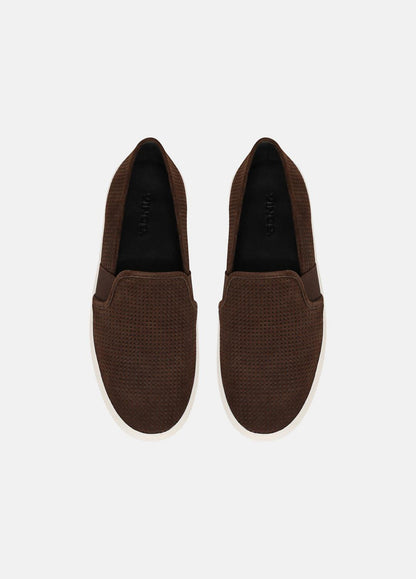 Blair Perforated Suede Sneaker in Sneakers - CLOVE | VINCE Women