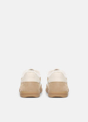Oasis Suede & Shearling Sneaker in Sneakers - SAND TRAIL | VINCE Women