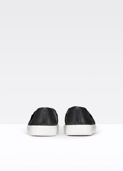Women's Blair Perforated Leather Sneakers - BLACK | VINCE Women