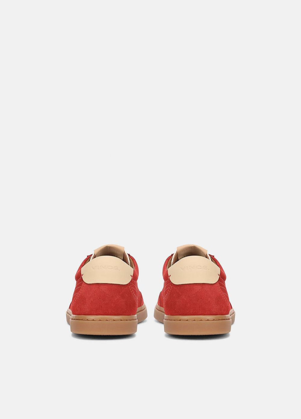 Palm Suede Sneaker in Sneakers - POPPY RED | VINCE Women