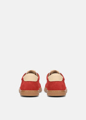 Palm Suede Sneaker in Sneakers - POPPY RED | VINCE Women