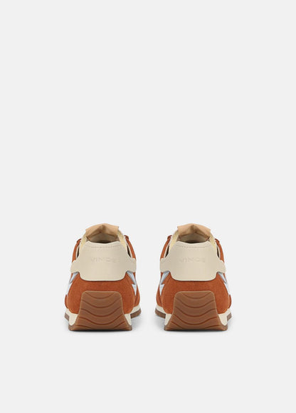 Oasis Suede & Leather Runner Sneaker in Sneakers - VINTAGE EMBER/CELESTE | VINCE Women