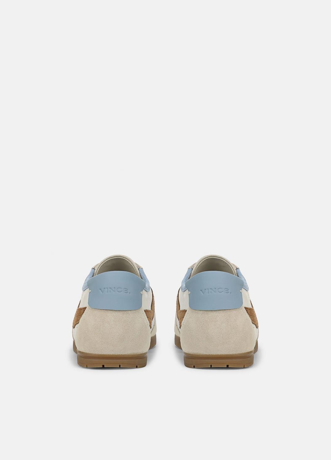 LA Leather & Suede Runner Sneaker in Sneakers - MOONLIGHT/ELMWOOD | VINCE Women