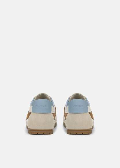 LA Leather & Suede Runner Sneaker in Sneakers - MOONLIGHT/ELMWOOD | VINCE Women