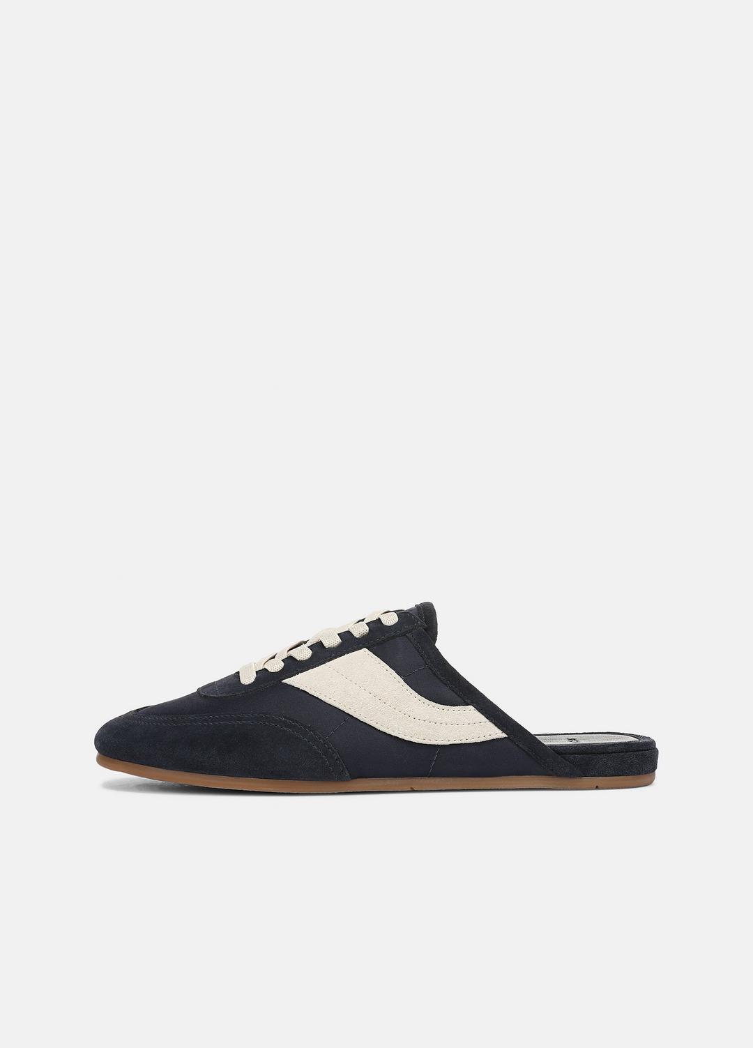 Solstice Suede Sneaker Mule in Sneakers - NIGHT BLUE/MOONLIGHT | VINCE Women