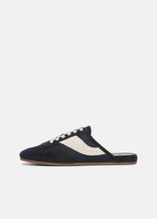 Solstice Suede Sneaker Mule in Sneakers - NIGHT BLUE/MOONLIGHT | VINCE Women