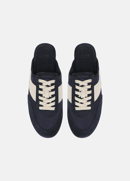 Solstice Suede Sneaker Mule in Sneakers - NIGHT BLUE/MOONLIGHT | VINCE Women
