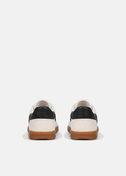 Oasis Leather and Suede Sneaker in Sneakers - MILK/NIGHT BLUE | VINCE Women
