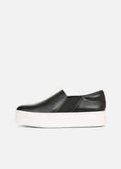 Warren Leather Sneaker in Sneakers - BLACK | VINCE Women