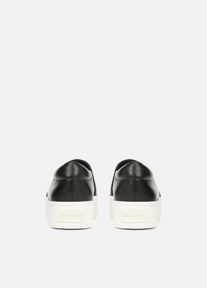 Warren Leather Sneaker in Sneakers - BLACK | VINCE Women