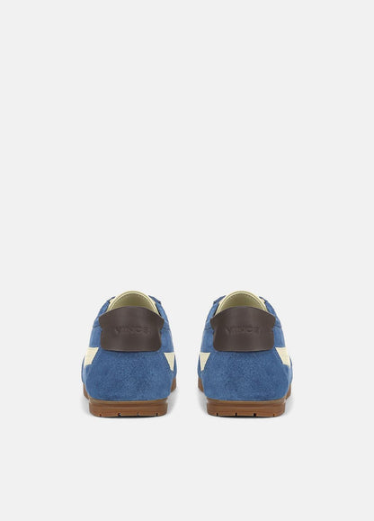 LA Suede & Leather Runner Sneaker in Sneakers - INDIGO/STRAW SEED | VINCE Women