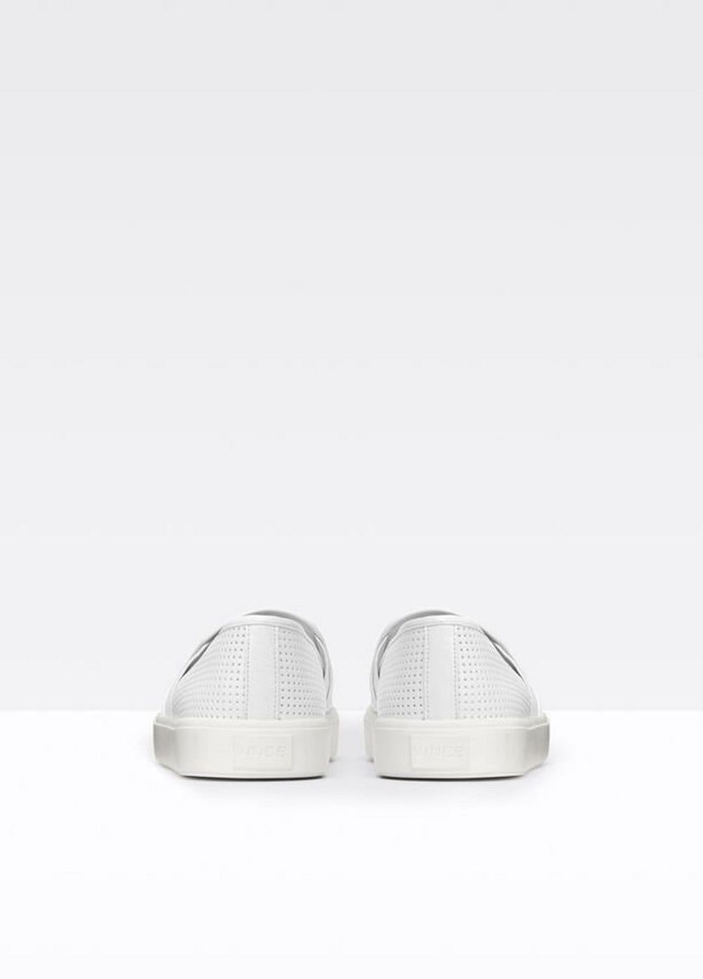 Women's Blair Perforated Leather Sneakers - WHITE | VINCE Women