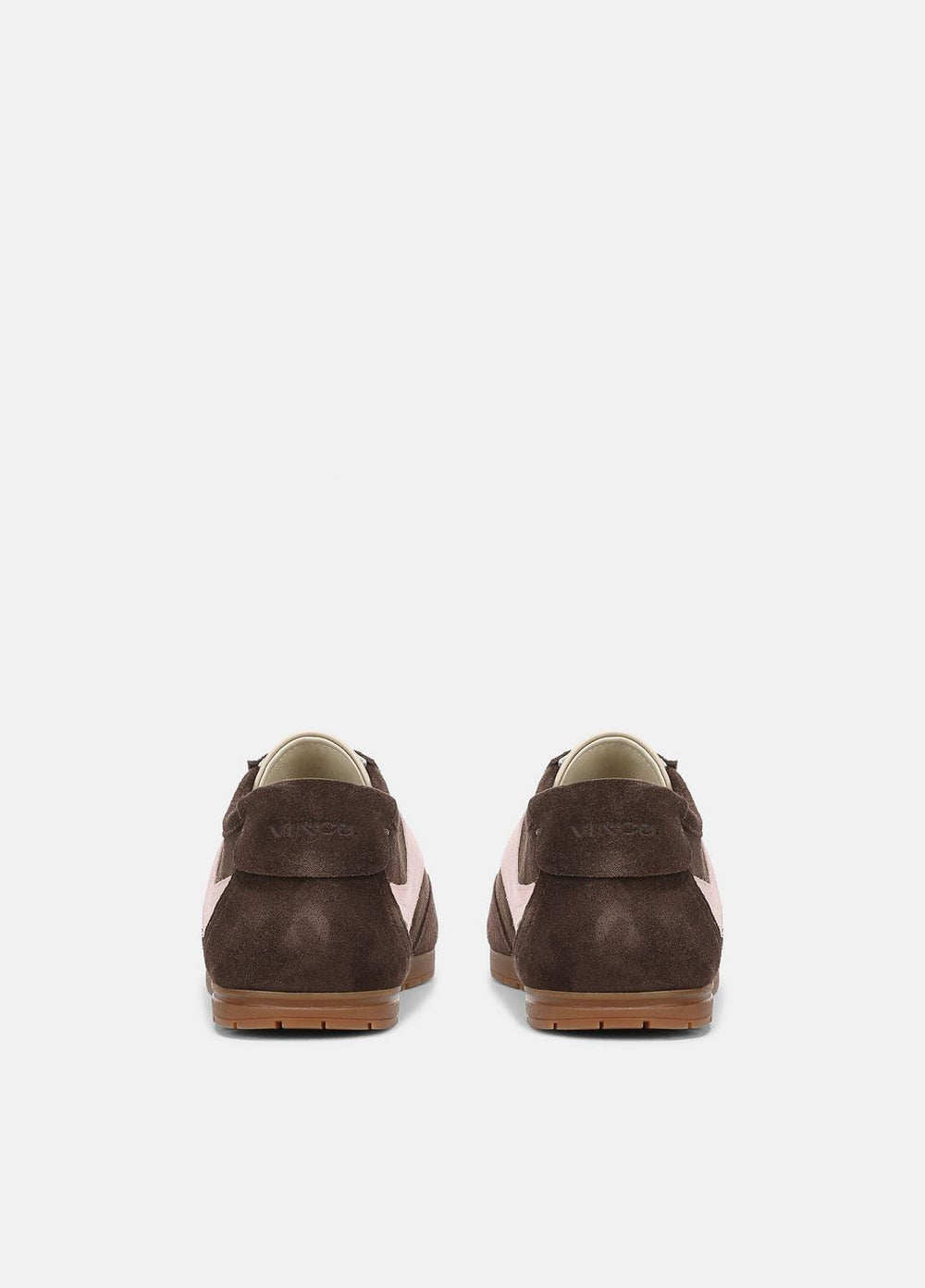 LA Suede & Leather Runner Sneaker in Sneakers - DARK MOCHA/ROSEWATER | VINCE Women