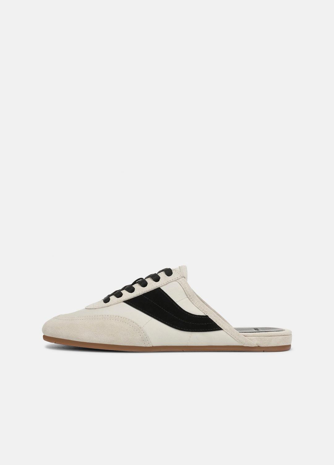 Solstice Suede Sneaker Mule in Sneakers - MOONLIGHT/BLACK | VINCE Women