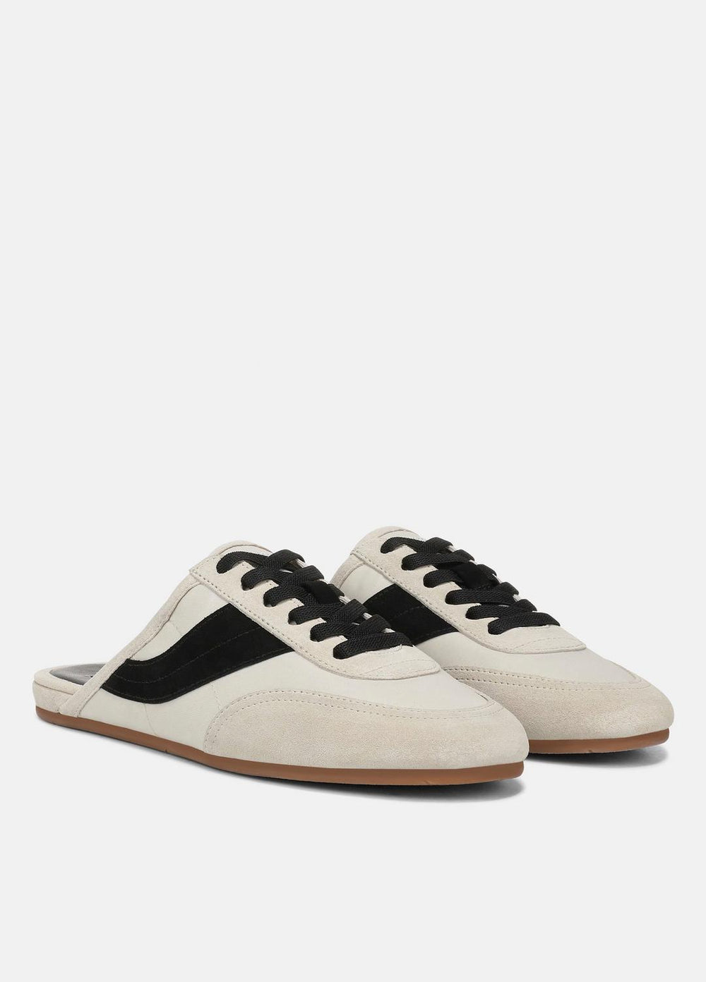 Solstice Suede Sneaker Mule in Sneakers - MOONLIGHT/BLACK | VINCE Women