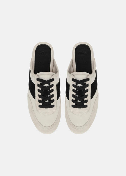 Solstice Suede Sneaker Mule in Sneakers - MOONLIGHT/BLACK | VINCE Women