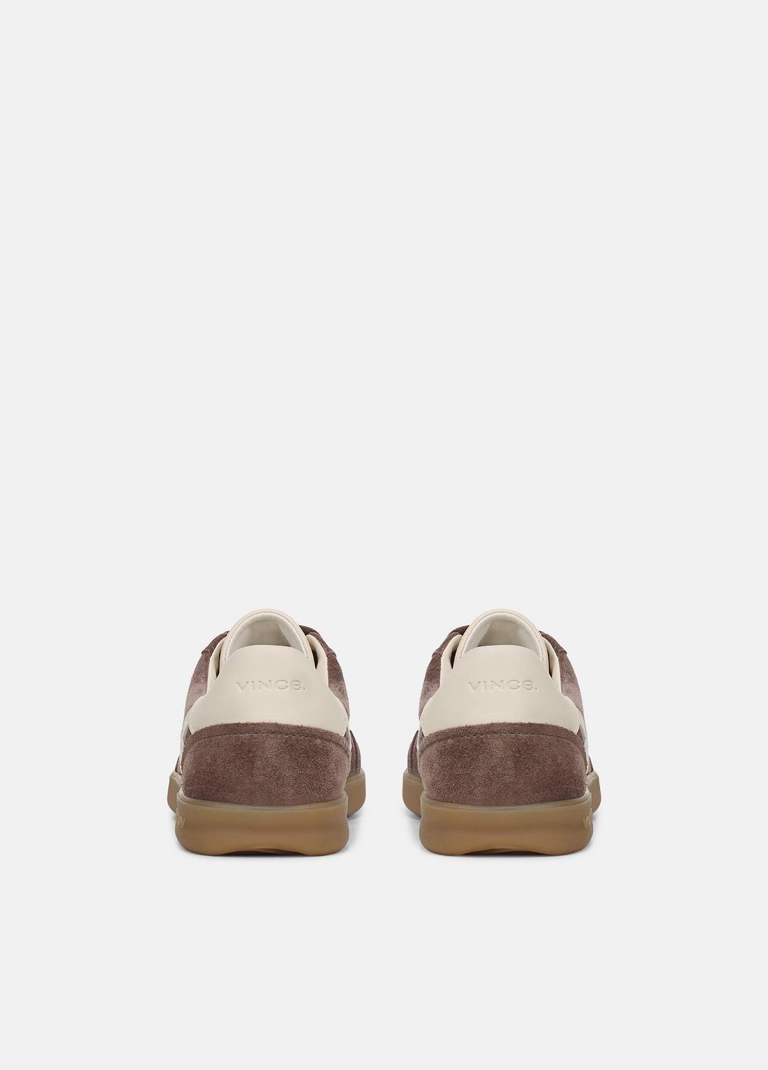 Oasis Suede & Leather Sneaker in Sneakers - KOALA TAUPE/FLAX | VINCE Women