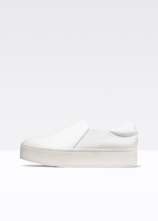 Leather Warren Sneaker in Sneakers - PLASTER | VINCE Women