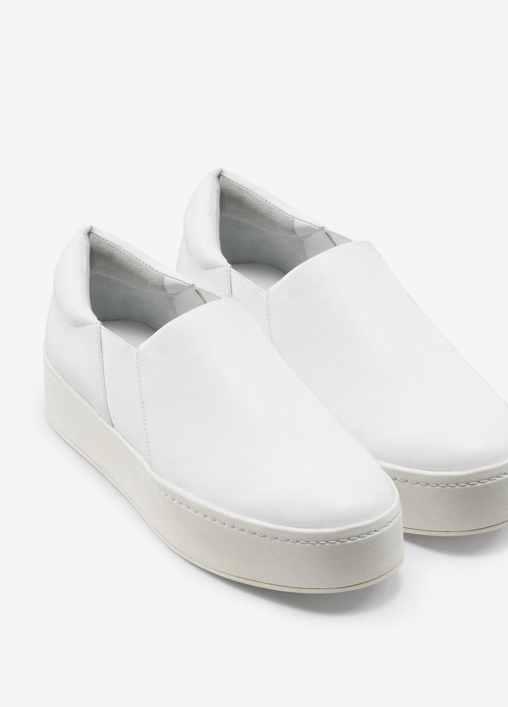 Leather Warren Sneaker in Sneakers - PLASTER | VINCE Women