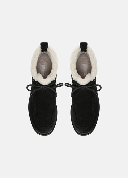 Sierra Lug-Sole Boot in Boots - BLACK | VINCE Women