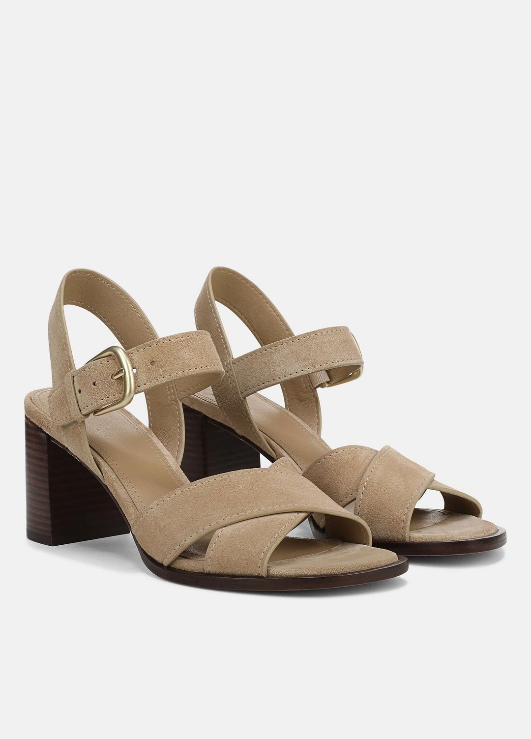 Salma Suede Heeled Sandal in Heels - DUNE | VINCE Women