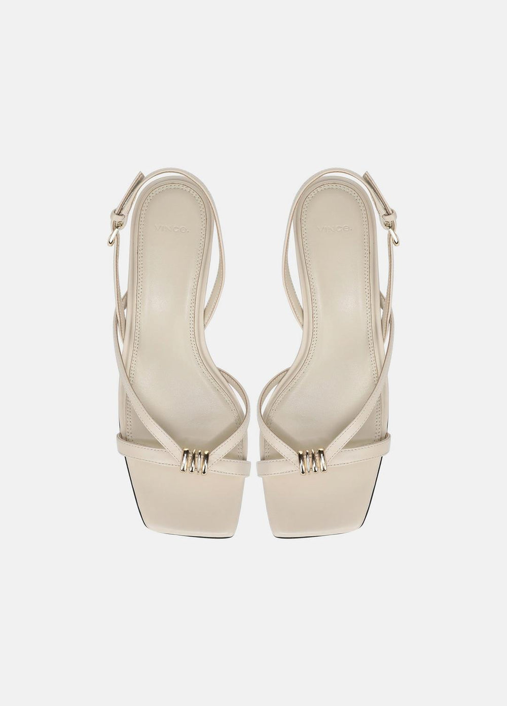 Tali Leather Slingback Sandal in Heels - MOONLIGHT | VINCE Women