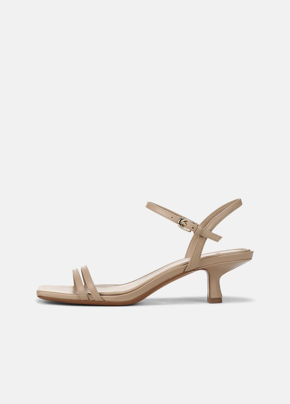 Tilda Leather Heeled Sandal in Heels - WARM ALMOND | VINCE Women