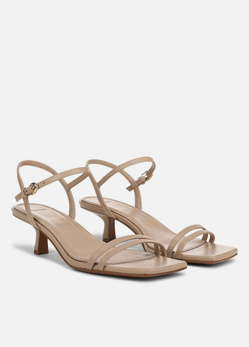 Tilda Leather Heeled Sandal in Heels - WARM ALMOND | VINCE Women