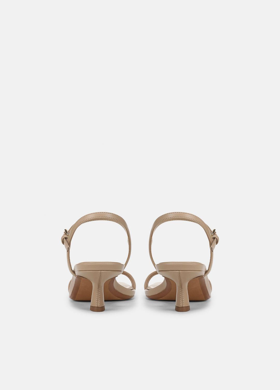 Tilda Leather Heeled Sandal in Heels - WARM ALMOND | VINCE Women